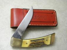 Gerber Portland OR USA Stag Folding Sportsman Lockback Knife in Pouch
