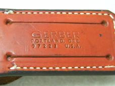 Gerber Portland OR USA Stag Folding Sportsman Lockback Knife in Pouch
