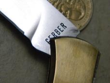 Gerber Portland OR USA Stag Folding Sportsman Lockback Knife in Pouch