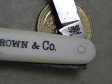 Schrade Walden NY USA "Tingue Brown and Co" Pen Knife
