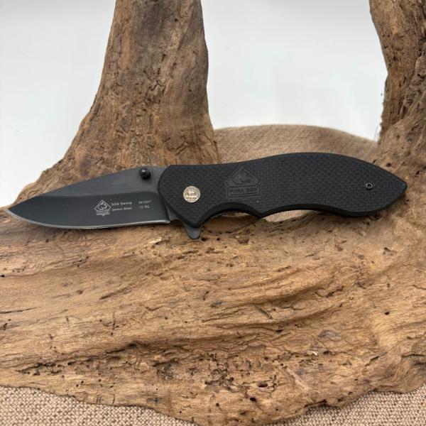 Puma Black SGB Swoop Spring Assist Folding EDC Pocket Knife - 6613007 (568B)