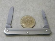 Camillus NY USA "Mitchell Powers HDWE and Co" Metal Pen Knife
