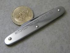 Camillus NY USA "Mitchell Powers HDWE and Co" Metal Pen Knife