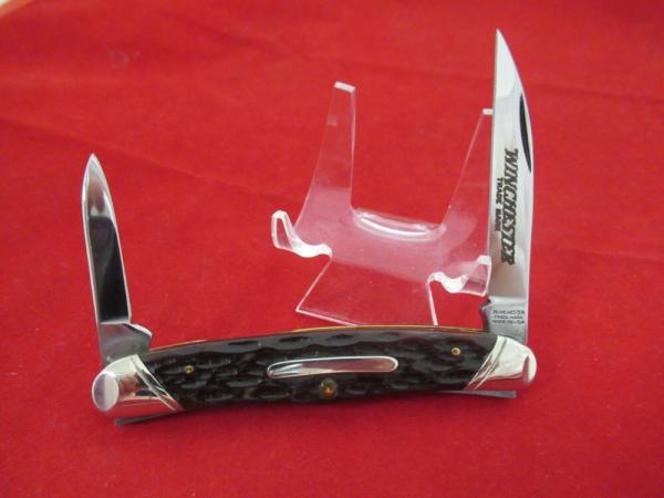 Winchester 1988 Bone Handle Wharncliffe Half Whittler Pattern # W15 2935 Winchester 1988 Bone Handle Wharncliffe Half Whittler Pattern # W15 2935