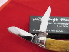 Winchester 1997 5 Blade Honey Bone Sowbelly 1 of 350 Pattern # 5949
