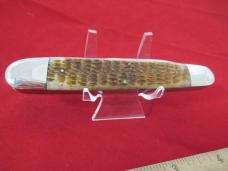 Winchester Case Classic 1990  Green Bone Anglo Saxon Half Whittler Pattern # 62091