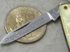 Kent Stainless Etched Diamond Tested Stainless Steel Pen Knife c. 1931-55