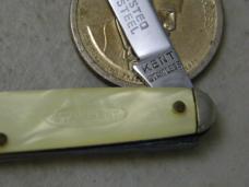 Kent Stainless Etched Diamond Tested Stainless Steel Pen Knife c. 1931-55