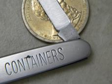 Schrade Walden NY USA "Lin Containers" Advertising Pen Knife