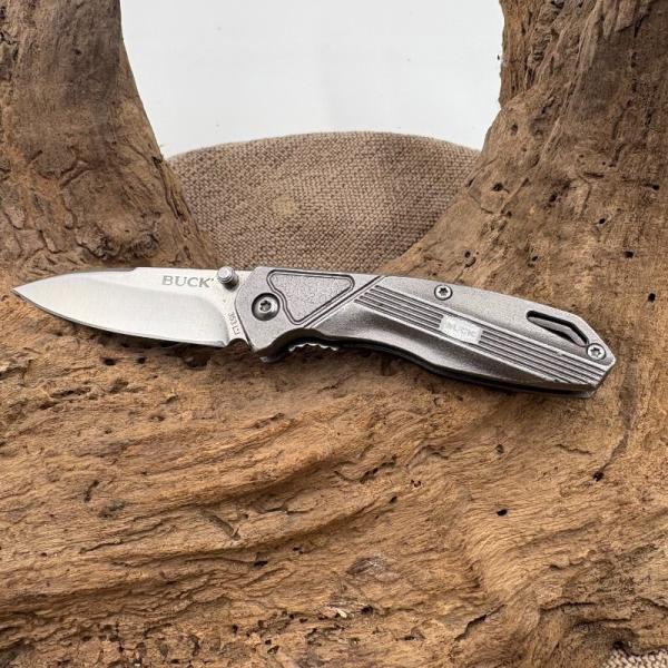 Buck 353 Folding Pocket Knife 2018 Linerlock Drop Point Blade Lanyard hole (140)