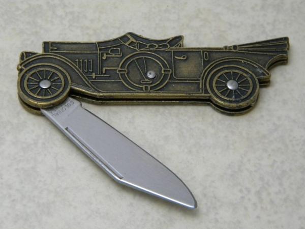 Colonial Prov USA Antique Car Figural Knife Colonial Prov USA Antique Car Figural Knife