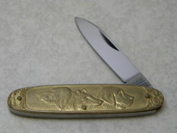 Parker Brothers Brass Horse/Dog Figural Knife Parker Brothers Brass Horse/Dog Figural Knife