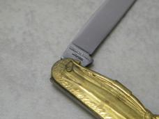 Brass Indian Chief Figural Knife