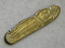 Brass Indian Chief Figural Knife