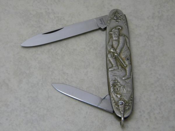 Armex Solingen Germany Hunting Scene Figural Knife Armex Solingen Germany Hunting Scene Figural Knife