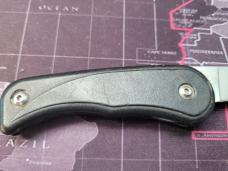 Meyerco Blackie Collins Strut'N'Cut Plain Edge Locking Assisted Pocketknife