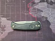 Meyerco Blackie Collins Strut'N'Cut Plain Edge Locking Assisted Pocketknife