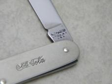 Kutmaster Utica NY USA "Coca Cola" Metal Pen Knife