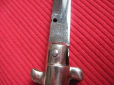 Vintage WANDY Stamped 1950's Picklock 9" Italian STILETTO Horn Switchblade Knife.