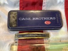 Case Brothers Medium 3” Congress (64052) w/ Brown Picked Bone Handles -NOS