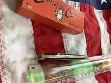 Colonel Coon (by Queen) Slimline Trapper Pocket Knife w/ Nice Prater? Synthetic Handles -NOS