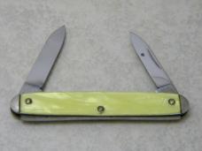 Hammer Brand USA "Graffius Burial Vaults" Two Blade Folding Knife 