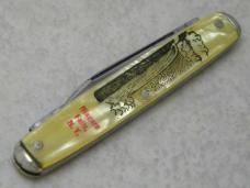 Utica Cutlery Co NY USA "Niagara Falls NY" Pen Advertising Knife