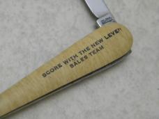 Colonial Prov USA Baseball and Bat Advertising Knife