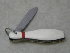 Colonial Prov USA Bowling Pin Advertising Knife