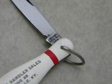 Colonial Prov USA Bowling Pin Advertising Knife