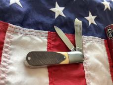 Old Queen Razor Barlow (Queen Steel #25) Knife w/ Derlin Handles -NOS