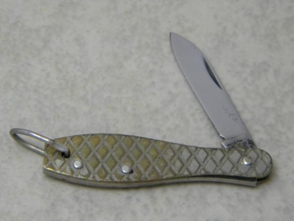 Hammer Brand USA Brass Bowling Pin Figural Knife Hammer Brand USA Brass Bowling Pin Figural Knife
