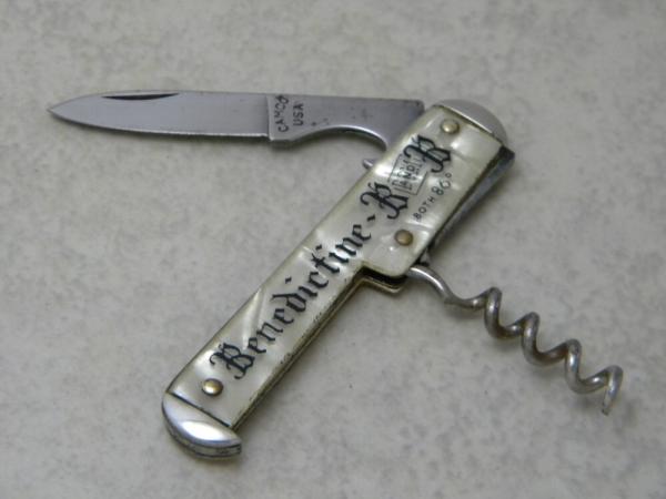 Camco USA "Benedictine" Advertising Corkscrew Knife Camco USA "Benedictine" Advertising Corkscrew Knife