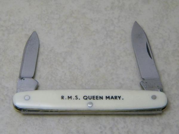 Edwin Blyde Sheffield England "RMS Queen Mary" Pen Knife 