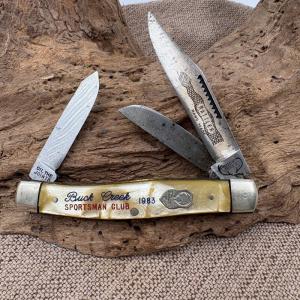 Solingen Buck Creek Sportsman Club Stockman Pocket Knife Germany White Ice (144)