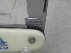 Colonial Prov USA "Watergate See Hear and Speak No Evil" Folding Knife 