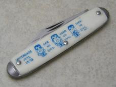Made in USA "Watergate 1972 1973" Two Blade Folding Knife 