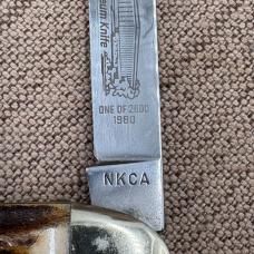 Kissing Crane Whittler Solingen Germany, Stag, Pocket Knife NKCA 1980, (145)