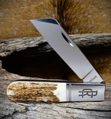 RoseCraft Blades Red Deer Stag Beaver Creek Barlow RCT006-STG D2 Sheepsfoot