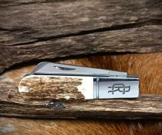 RoseCraft Blades Red Deer Stag Beaver Creek Barlow RCT006-STG D2 Sheepsfoot
