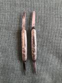 2 7/8 nickel silver schrade double 