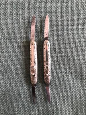 2 7/8 nickel silver schrade double