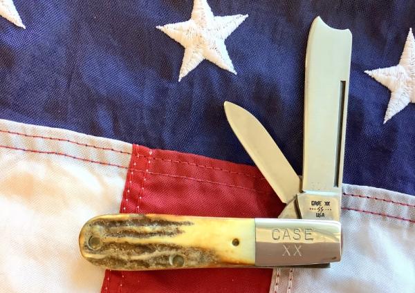 Case xx 1982, 8 Dot Razor Barlow Knife -Great Stag Handles -Mdl# 52009 1/2 SSP -Serial #3047 -Minty! Case xx 1982, 8 Dot Razor Barlow Knife -Great Stag Handles -Mdl# 52009 1/2 SSP -Serial #3047 -Minty!