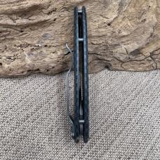 Buck Nobleman 327 Carbon Fiber Print Handle Drop Point Pocket Clip (151)