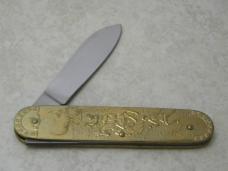 Stainless Steel Solid Brass 6193 "Knight" Folding Knife 