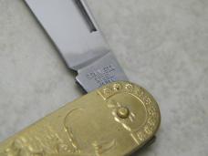 Stainless Steel Solid Brass 6193 "Knight" Folding Knife 