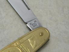Stainless Steel Solid Brass 6194 "Lincoln" Folding Knife 