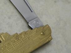 Stainless Steel Solid Brass 6197 "Queen Elizabeth II" Folding Knife 