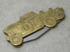 Stainless Steel Solid Brass 6198 "Rolls Royce Silver Ghost" Folding Knife 
