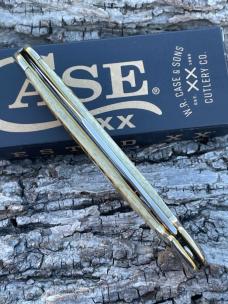 CASE XX ** SFO 2001 DATED SHIELD ANTIQUE POCKET WORN GREEN LARGE COPPERLOCK